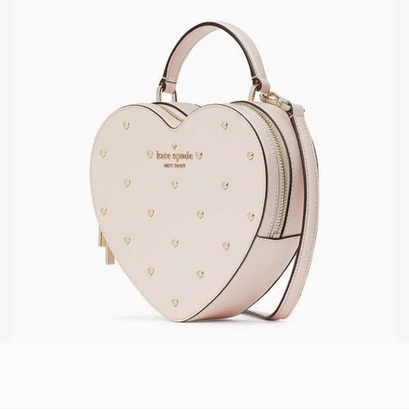 Kate Spade New With Tags!! Love Shack Embellished Heart Shaped Purse - Picture 6 of 12